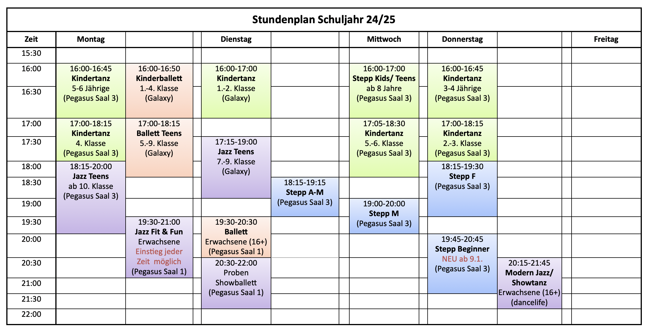 StundenplanTANZ3 2024-25